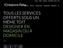 Tablet Screenshot of creationsreka.com